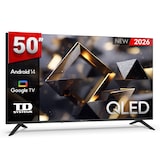 thumbnail of Smart TV 50 pulgadas Qled 4K Hey Google Official Assistant con control por voz. Televisor Android 14 - TD Systems M50C21GLQ