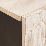 thumbnail of Helloshop26 - Moderner TV-Ständer mit Schublade und Stauraum 105 x 33 x 46 cm massives weißes Mangoholz 02_0057766