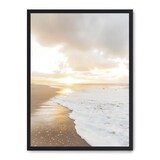 thumbnail of Lámina con marco roble SUNSET ON THE BEACH IV 21x30 cm Product size: 40x50 cm;  PLA 023  impreso en papel de primera calidad de 180gr.
