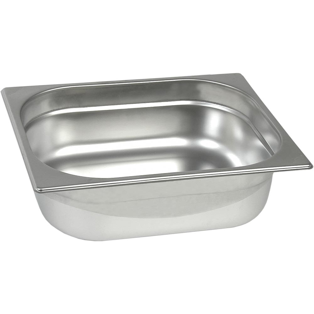 Stalgast Edelstahl Gastronormbehälter Serie BASIC, GN 1/2 (100mm)