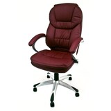 thumbnail of Poltrona ergonomica da ufficio e studio professionale colore bordeaux girevole modello Roger