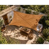 thumbnail of Toldo vela coco natural reforzado 3x3 m 60% ocultación para jardín terraza pérgola