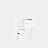 thumbnail of KLAST Mueble recibidor flotante en madera color blanco Aleni