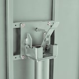 thumbnail of Tavolo da giardino bistrot quadrato con piano pieghevole  in acciaio verde salvia 70 cm Oviala