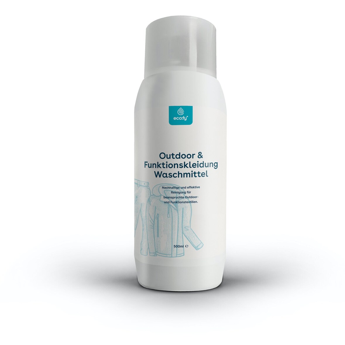 eco:fy Waschmittel für Outdoorbekleidung - 500ml - Funktionsbekleidung, Sportbekleidung
