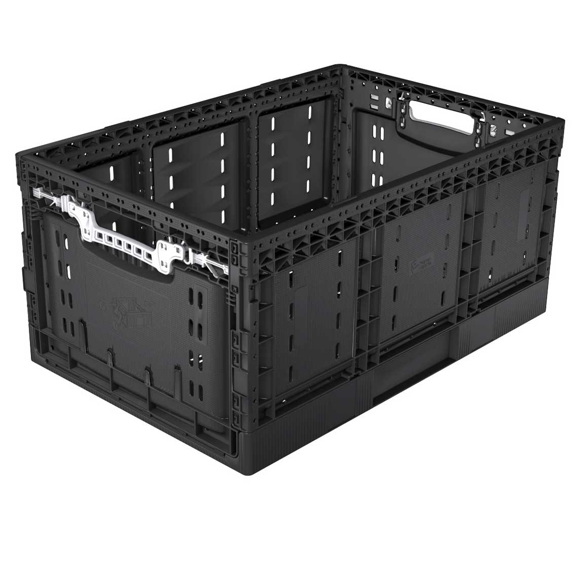 Multiroir bac pliable noir 600x400x287 mm 59 L