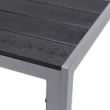 thumbnail of Nonwood Gartentisch Esstisch Gartenmöbel Tisch Alu Silber / Schwarz