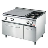 thumbnail of Cocina de Gas de 2 fuegos, placa doble y horno GN 2/1 70/120 TPFG línea 700 Gastro M GL935