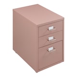 thumbnail of Helloshop26 - Caisson de bureau armoire meuble de rangement à roulettes acier 48 x 28 x 41 cm marron clair 03_0009120