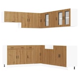 thumbnail of vidaXL 11-tlg. Küchenschrank-Set Porto Artisan-Eiche Holzwerkstoff