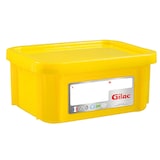 thumbnail of GILAC Bac renforcé HACCP 400 x 300 + couvercle - 12 L - Jaune G119518