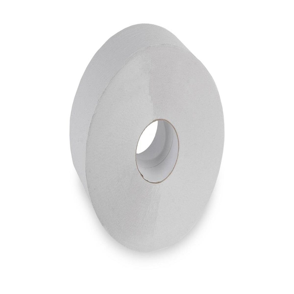 Plock GmbH Jumbo Toilettenpapier SemyTop - 2-lagig - DM 25 cm - recycling - 6 Rollen