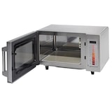 thumbnail of METRO Professional Microondas GMW1125, aço inoxidável, 51.1 x 43.2 x 31.1 cm, 25 L, 100 programas, temporizador 60 min, prato de max Ø 30.5 cm, prata