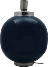 thumbnail of Tischlampe Esmeralda Deco 100 Dunkelblau / Silber