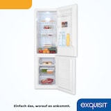 thumbnail of Exquisit Kühl-Gefrierkombination KGC265-70-NF-040C weiss | 253 L Volumen | Kühl Gefrierkombination No-frost | Türanschlag wechselbar