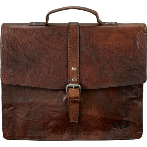 Jüscha Pride and Soul Businesstasche JAYDEN Leder Businessbag Messengerbag braun 47183