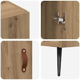 thumbnail of vidaXL Sideboard Artisan-Eiche 89,5 x 34 x 80 cm Holzwerkstoff