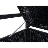 thumbnail of PROREGAL Poly-Rattan 3er Sitzbank | HxBxT 87x164x57cm | Gartenbank Truhenbank | Anthrazit | Kissen Schwarz | Staufach Aufbewahrung Sitzkissen