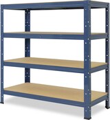 thumbnail of shelfplaza HOME 100x70x30 cm Schwerlastregal in blau mit 4 Böden und 175 kg Traglast pro Boden