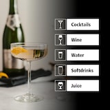 thumbnail of Libbey set van 12 coupeglazen -LINEAR- 251 ml, Ø 10,5 cm, H: 15,5 cm