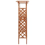 thumbnail of Pergola avec portail 116x40x204 cm Bois de sapin massif Modèle AbriVentilé 45