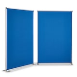 thumbnail of magnetoplan Raumteiler Textil, blau, mit Aluminiumrahmen