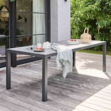 thumbnail of Table de jardin plateau en céramique effet béton