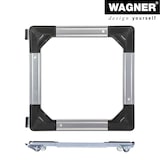thumbnail of WAGNER Transporthilfe QUADRAT - verstellbar 46-66 cm x 5 cm, Stahl, 4 Bockrollen Ø 30 mm, Tragkraft 220 kg - 20119501