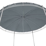 thumbnail of Helloshop26 - Gazebo de jardim 3,5 m de diâmetro cinza antracite 2208176