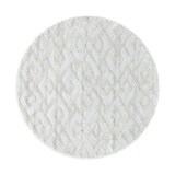 thumbnail of Teppich Wohnzimmer 3D Geometrisch Modern Waschbar Strapazierfähig Esszimmer OEKO-TEX Rund Creme 200x200 cm – GENF von Kadima Design