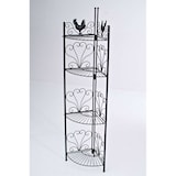 thumbnail of klappbares Eckregal Marie aus Eisen schwarz