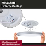 thumbnail of Paulmann Panneau LED Atria Shine Backlight  IP44 carré 293x293mm  16W 1600lm 4000K Esthétique bois 71035