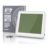 thumbnail of BEARWARE - Thermometer Hygrometer - Temperatur und Luftfeuchtigkeit - Uhrzeit - gut ablesbare LCD-Anzeige - Magnethalter, Aufhängeöse und Standfuß
