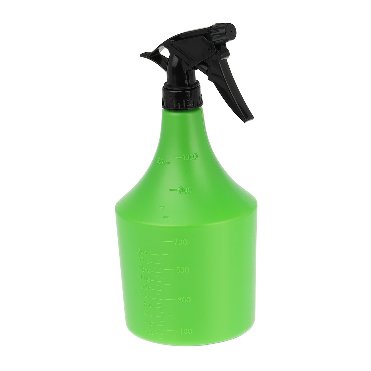 Relaxdays Sprühflasche 2er Set, 1l, nachfüllbar, Handsprüher für Blumen, Pflanzen, einstellbarer Sprühkopf, grün/schwarz