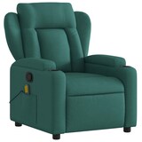 thumbnail of vidaXL Massagesessel Dunkelgrün Stoff