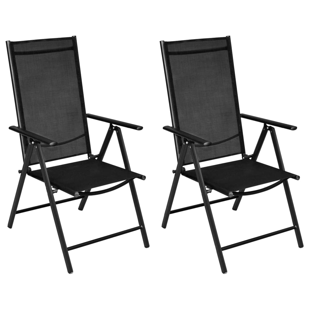 vidaXL Strandstoelen - Inklapbaar - Oxford Stof en Staal - 55.5 x 65.5 x 66 cm