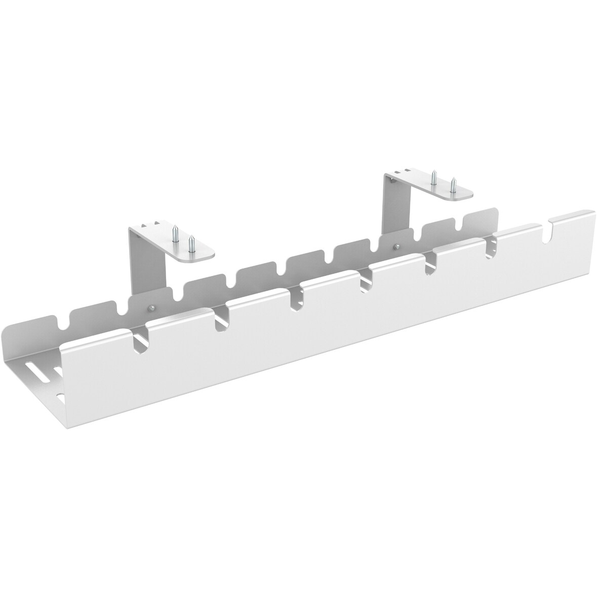 Euroseats Kabelkanal-Schreibtisch weiß 50 cm