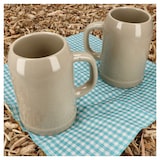 thumbnail of Grenzauer-Bierkrug Humpen 1 Stk. 0,5 Liter mit Eichstrich Steinkrug