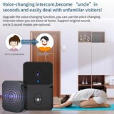 thumbnail of Interphone Vidéo HD Vision Nocturne WiFi Sans Fil Avec Application Tuya Blanc YONIS