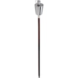 thumbnail of 6x Gartenfackel Ölfackel Fackel Edelstahl mit Holzstab 110cm