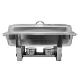 thumbnail of 11 tlg. SET Edelstahl Speisenwärmer Warmhaltebehälter Chafing Dish