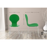 thumbnail of 4x Stapelstuhl DIEGO grün