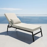 thumbnail of Coussin bain de soleil premium avec coussin - Rayures Beiges