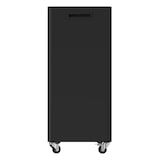 thumbnail of Meuble de tri sélectif Trimouv caréné, avec serrure - biodéchets / emballages / autres déchets - 30l + 2x60l - gris manganèse
