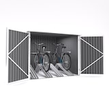 thumbnail of SVITA Fahrradgarage Bicycle Fahrradhaus Fahrradbox Bike box 5,6m³ Metall Dunkelgrau
