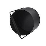 thumbnail of Blomus Holzkorb ASHI Kaminholzkorb Brennholzkorb Ø 35cm Metall mit Holzgriff