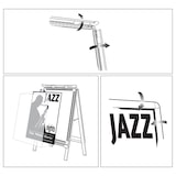 thumbnail of Nobo stoepbord aluminium A2