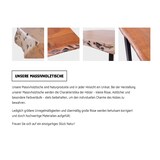 thumbnail of SAM® Esstisch Baumkante massiv Akazie nussbaumfarben 350 x 120 silber VALIN