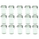 thumbnail of Weckpot voorraadpot beugelpot met degelijke klemsluiting - 500ml - Glas - 15 Stuks