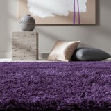 thumbnail of Teppich Wohnzimmer Hochflor Einfarbig Weich Flauschig Waschbar Strapazierfähig Schlafzimmer Violett 240x340 cm – SALZACH von Kadima Design